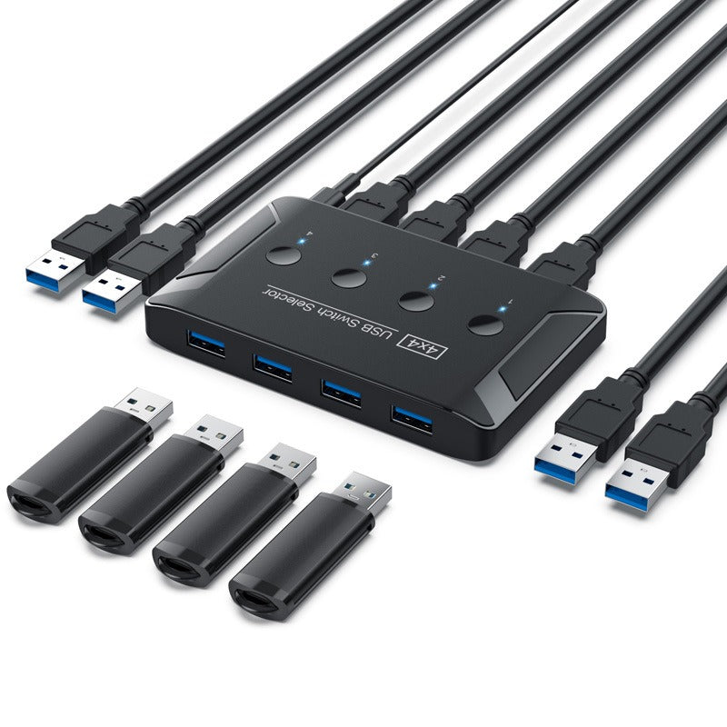3.0 Switcher USB Automatic 4-In 4-Out