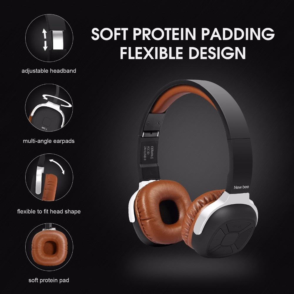New Bee Wireless Bluetooth Headphone